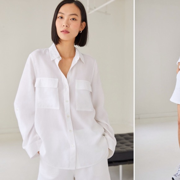 ARITZIA | Group Babaton Utility Button Up Shirt - Picture 1 of 14